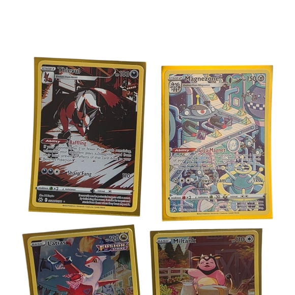6 Pokemon Crown Zenith Chase Cards